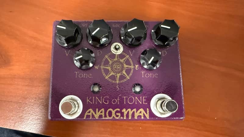 Analogman King of Tone V4 with Red Side High Gain Option | Reverb