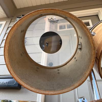 1970’s Ludwig Butcher Block Concert Tom Drum Set 13/14/15/16/18/22 image 12