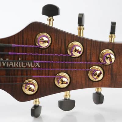 Marleaux Contra Semi-Hollowbody 6-String Electric Bass Guitar w/ Calton Case #44689 image 8