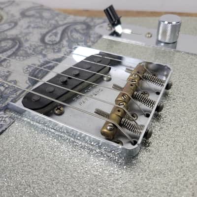 2017 Fender Brad Paisley Road Worn Telecaster - Silver Sparkle image 11