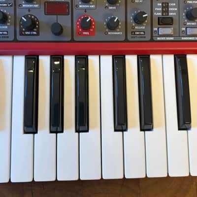 Nord Lead A1 49-Key 26-voice Polyphonic Synthesizer 2014 - 2022 - Red - Excellent image 16