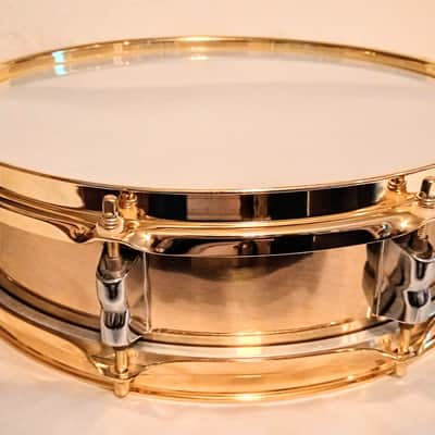UNMARKED BRASS PICCOLO SNARE DRUM 13"/8L- FREE SHIP TO C-USA! image 10