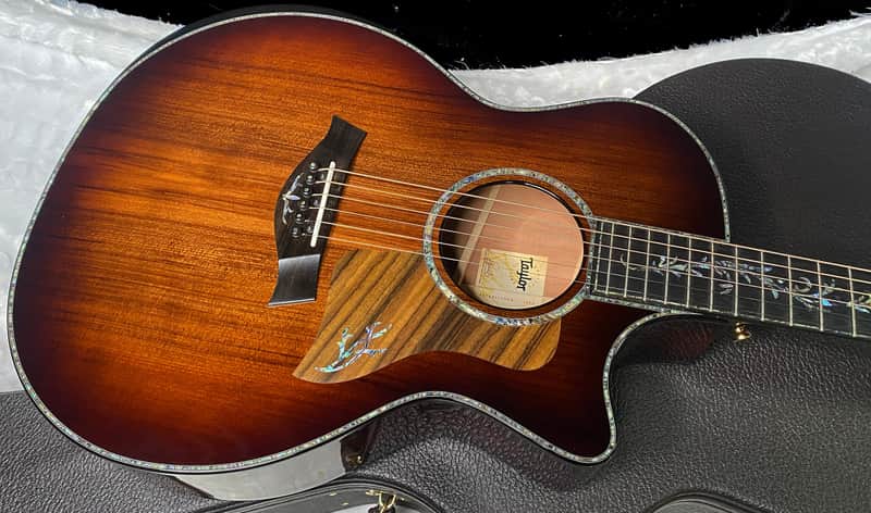 NEW OLD STOCK 2025 Taylor PS14ce Ironbark/Sinker Redwood Acoustic Electric Guitar - Shaded Edgeburst - Authorized Dealer - 5 lbs - G07341 image 1