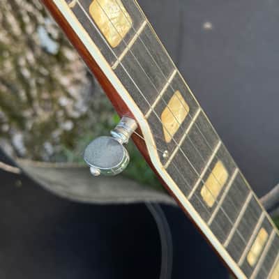 Vintage Delta Hondo HB75-A 5 String Banjo w case 70’s 80’s - Mahogany image 9