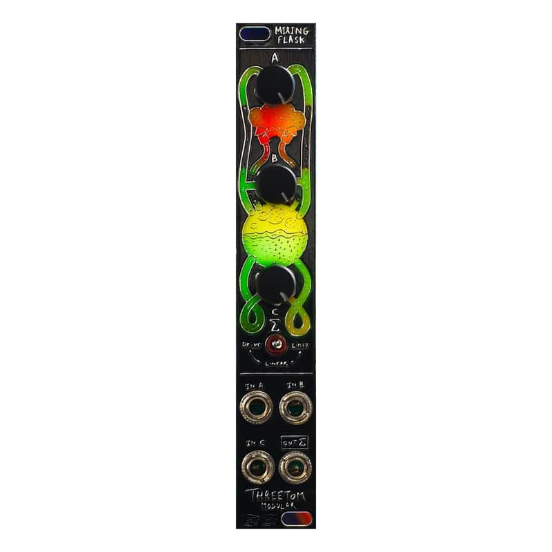 ThreeTom Modular Mixing Flask Eurorack Soft-Limiting Utility Mixer Module image 1