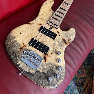 Mayones Jabba Custom 5 Buckeye Burl top | Reverb UK
