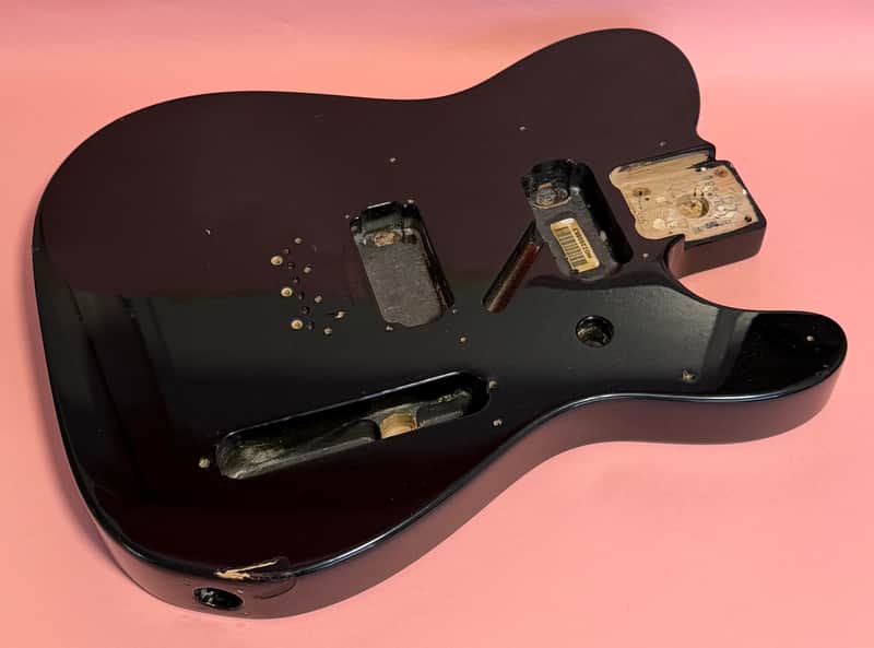 2010 Fender Telecaster Body MIM Black Finish image 1