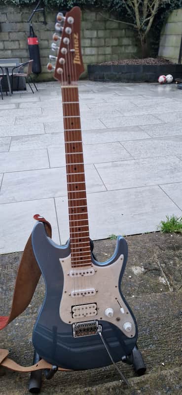 Ibanez AZ2204-ICM Prestige 2018 - Present - Ice Blue Metallic image 1