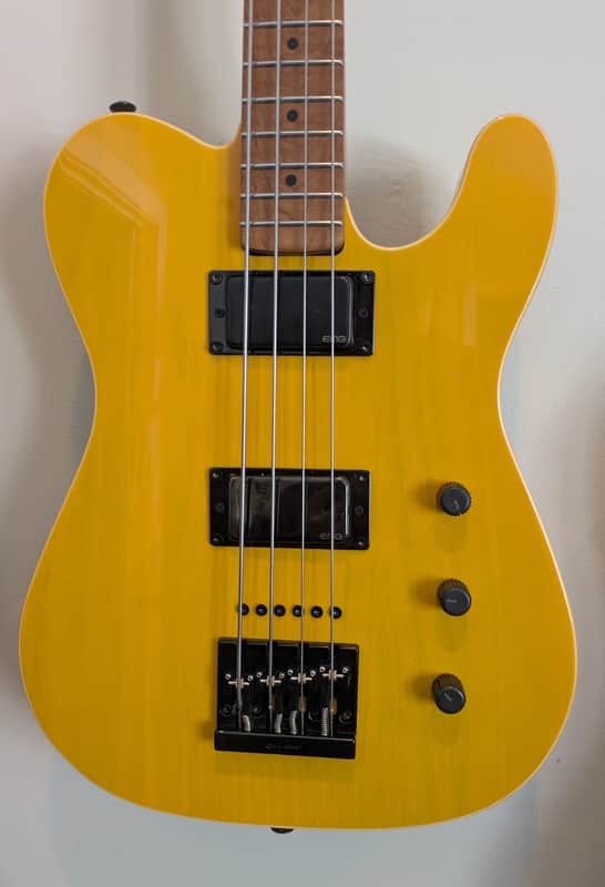 Wide Load Telebastard 2026 - Butterscotch Blonde - Short Scale - Ash Body - Roasted Maple Neck - EMG Active image 1