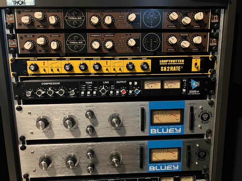 Kush Audio Tweaker Single-Channel Discrete VCA Compressor 2010s - Brown / Black image 1
