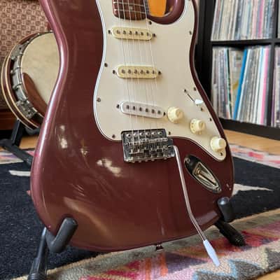 Lotus Stratocaster Copy 1980s - Creamy Plum image 4