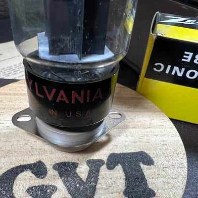 Sylvania 5U4GB Black Plate Rectifier Vintage Vacuum Tube image 6