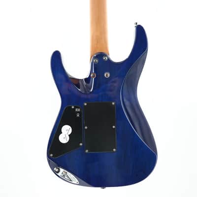 Charvel Pro-Mod Plus DK24 HH 2PT EB QM Guitar w/ Seymour Duncan Pickups & Gig Bag - Chlorine Burst image 9