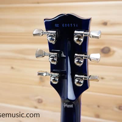 Gibson M2M Les Paul Axcess Custom Figured Top Les Paul Electric Guitar Blue Widow image 16