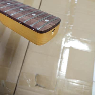Maple Stratocaster Guitar Neck with Rosewood Fingerboard, 21-Frets image 6