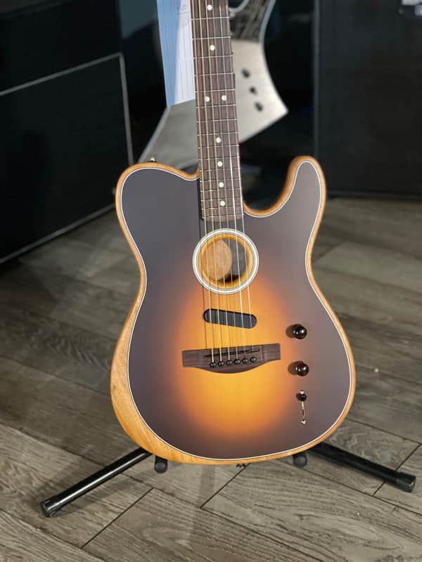 Fender Acoustasonic Player Telecaster, Shadow Burst W/ Free Shipping & Gig Bag 3313 image 1
