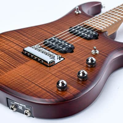 Music Man JP15 Piezo Sahara Burst Flame image 9