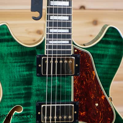 Ibanez AS93FM-TMG Artcore Expressionist - Transparent Moss Green image 3