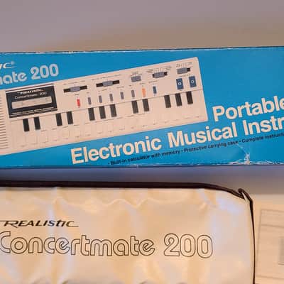 Realistic Concertmate 200 (Casio VL-1 rebadge) with power adapter, box and case White image 5