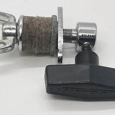 Ludwig Vintage 70s/80 #2503 Hi-Hat Clutch w/P-2840 Blk Plastic Logo T-Handler - LHHC-702 image 6