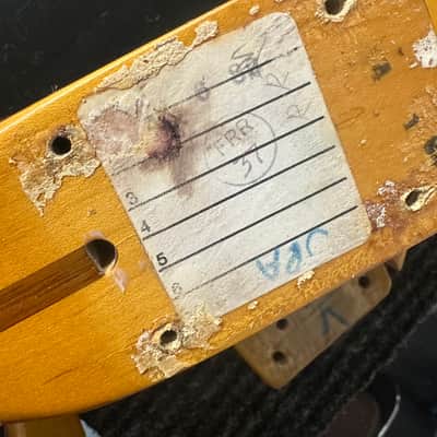 Fender American Vintage '52 Telecaster Fullerton Plant 1982 - 1984 - Butterscotch Blonde image 23