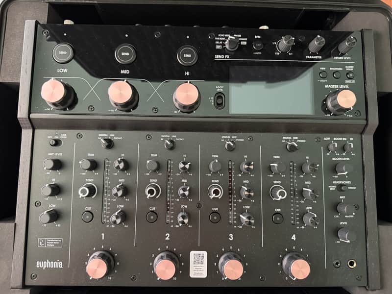 AlphaTheta Euphonia 4-Channel DJ Mixer 2024 - Present - Black image 1