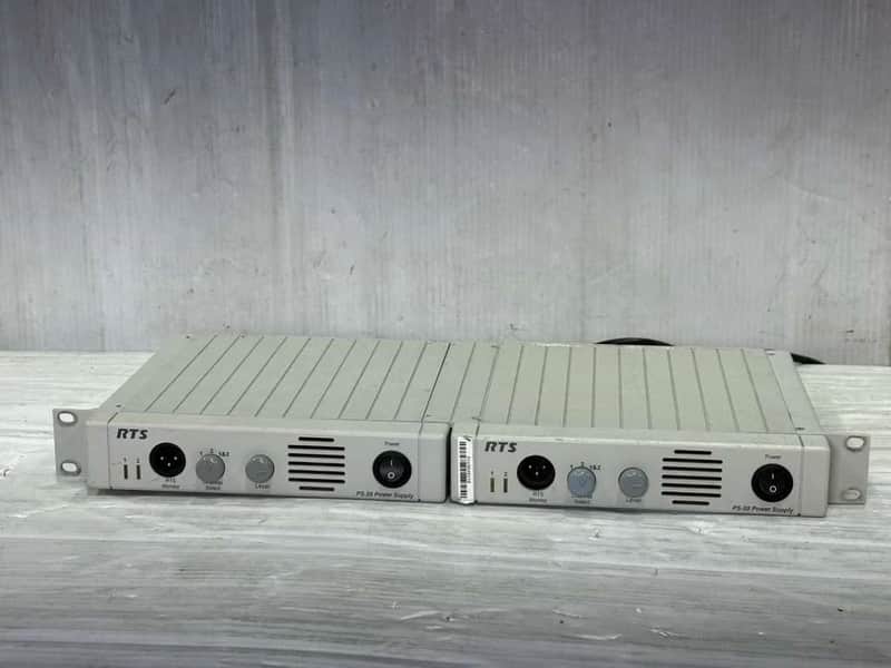RTS PS-20 Power Supply Intercom System Rack Mount Units #6163 (Lot of 2) image 1
