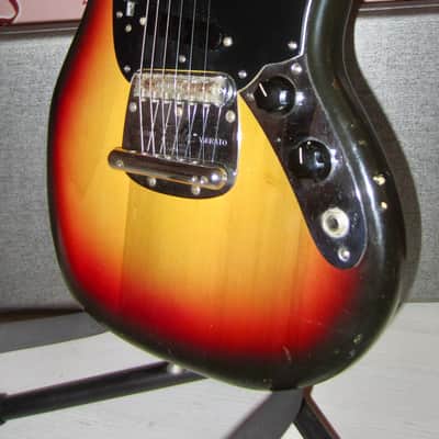 Vintage Original 1976 Fender Mustang - Sunburst Clean with Original Case image 1