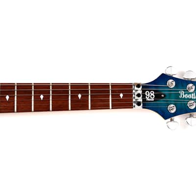 BootLegger Guitar Royal 2024 - Blue - Floyd Rose Double Locking - Coil Split image 10