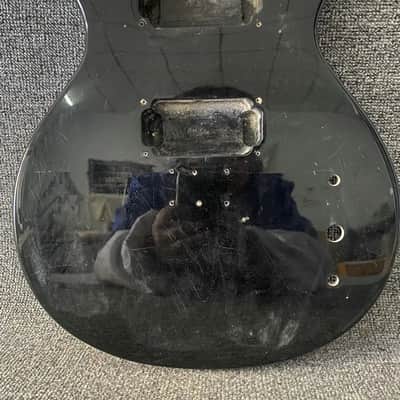 Black Basswood Solid Guitar Single Cutaway Body image 12