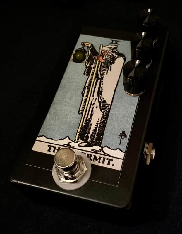 Saturnworks Black Booster 'Hermit' Tone Control + Boost Pedal with a Soft Click Switch + Switchcraft USA jacks - Handcrafted in California image 1