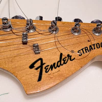 Fender Stratocaster Hardtail with 3-Bolt Neck, Maple Fretboard 1973 - 1977 - Walnut (Mocha) image 12
