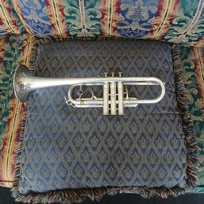 Beautiful Antoine Courtois Paris C Trumpet with Courtois Case and Courtois Mouthpiece image 2