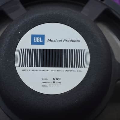 REDUCED: JBL K120 best 12" guitar speaker for a bright tone*real vintage made in LA/USA 1970s*great tone for stage & studio image 2