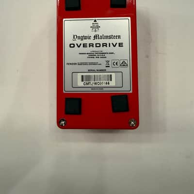Fender Yngwie Malmsteen Signature Overdrive Guitar Effect Pedal image 7