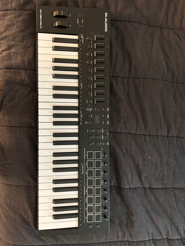 M-Audio Oxygen Pro 49 MIDI Keyboard Controller 2020 - Present - Black image 1