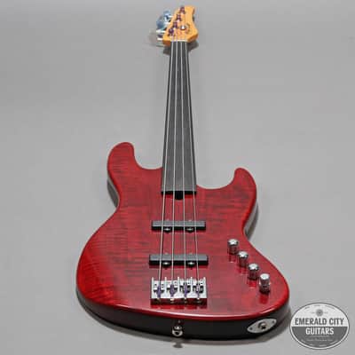 2011 Mike Lull Custom M4 Fretless image 7
