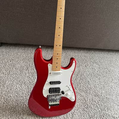 Warmoth  Floyd Rose Stratocaster - Candy Apple Red image 2