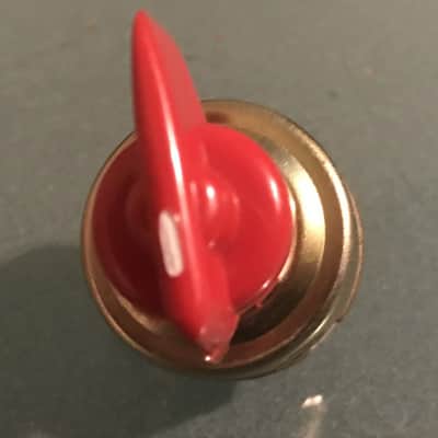 Carling Fender Mesa Boogie NOS Voltage Selector Switch 6 Position Single Pole red knob 70's-80's image 2