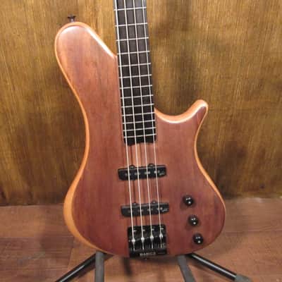 Rybski Custom Single Cut 4 String Bass Guitar with Gig Bag image 1