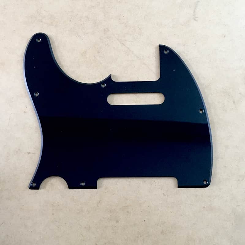 Lefty ‘59 Vintage Reissue Fender NOS 1-ply Black Telecaster Pickguard Tele Relic image 1