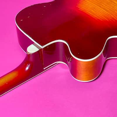 Silvertone 1425 Aristocrat 1955 - cherry sunburst 100% OG image 16