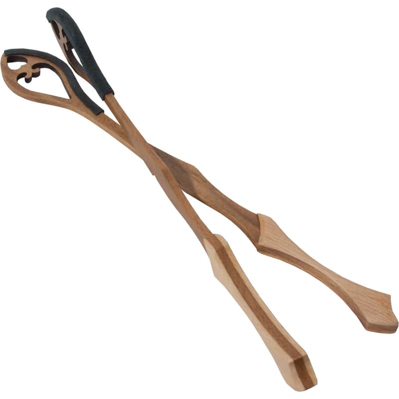 Roosebeck Dulcimer Hammers Walnut Hearts Leather Padded - Pair image 1