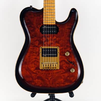 1995 Godin Artisan TC Quilt Top Sunburst with Hardshell Case image 1