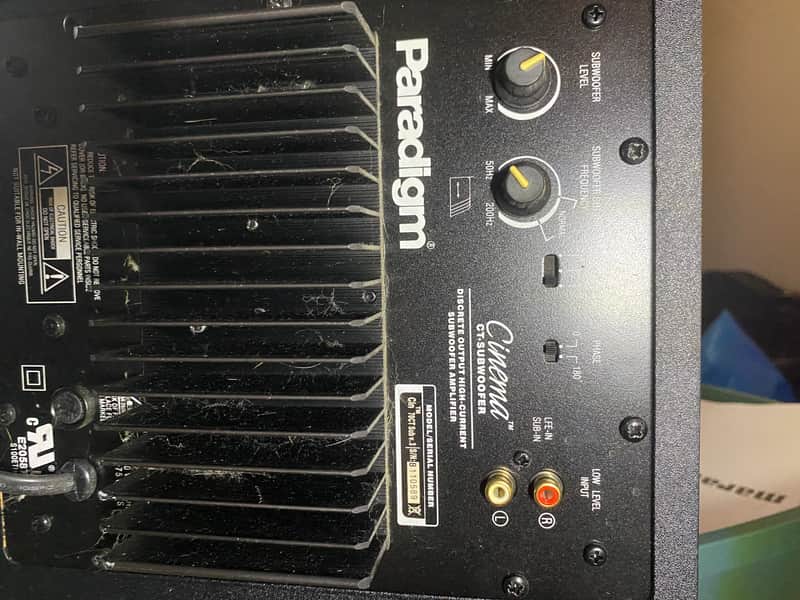 Surround sound 7 paradigm speakers and marantz receiver NR 1501 receiver.  Early 2000’s - Original image 1