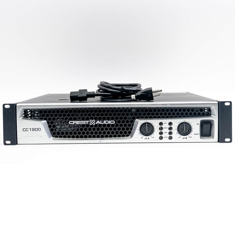 Crest Audio CC 1800 2 Channel Power Amplifier (2RU) image 1