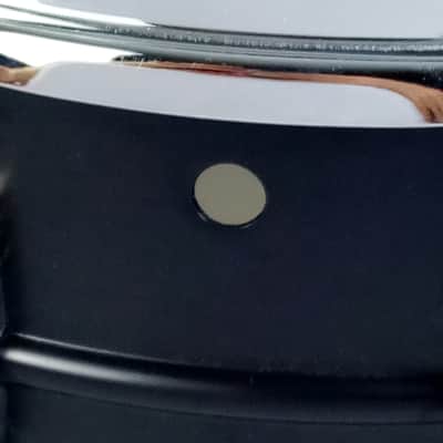 Ludwig 402 Supraphonic 6.5x14" 70s Matte Black Beauty Anodized Ludalloy Aluminum image 2