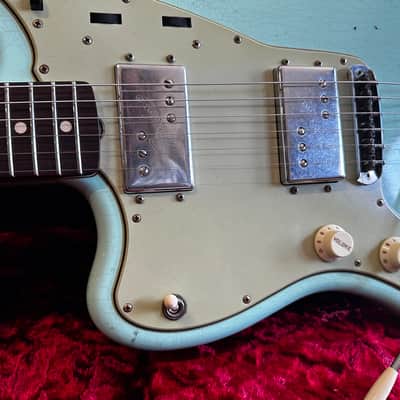 Fender Custom Shop Dealer Select '61 Jazzmaster Wide Range Relic Left-Handed 2022 - Surf Green image 8