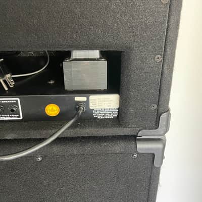 Crate GX-130C 130w head w/matching GS-412SS 200w 4x12 cabinet, 1994 black ozite halfstack, Made in USA *OSDM HOLY GRAIL* image 21
