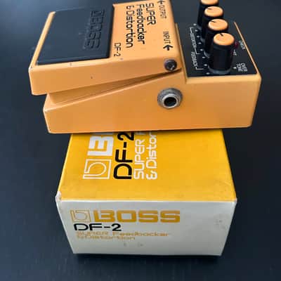 Boss DF-2 Super Feedbacker & Distortion 1985 with Original Box MIJ - Made in Japan Black Label image 7